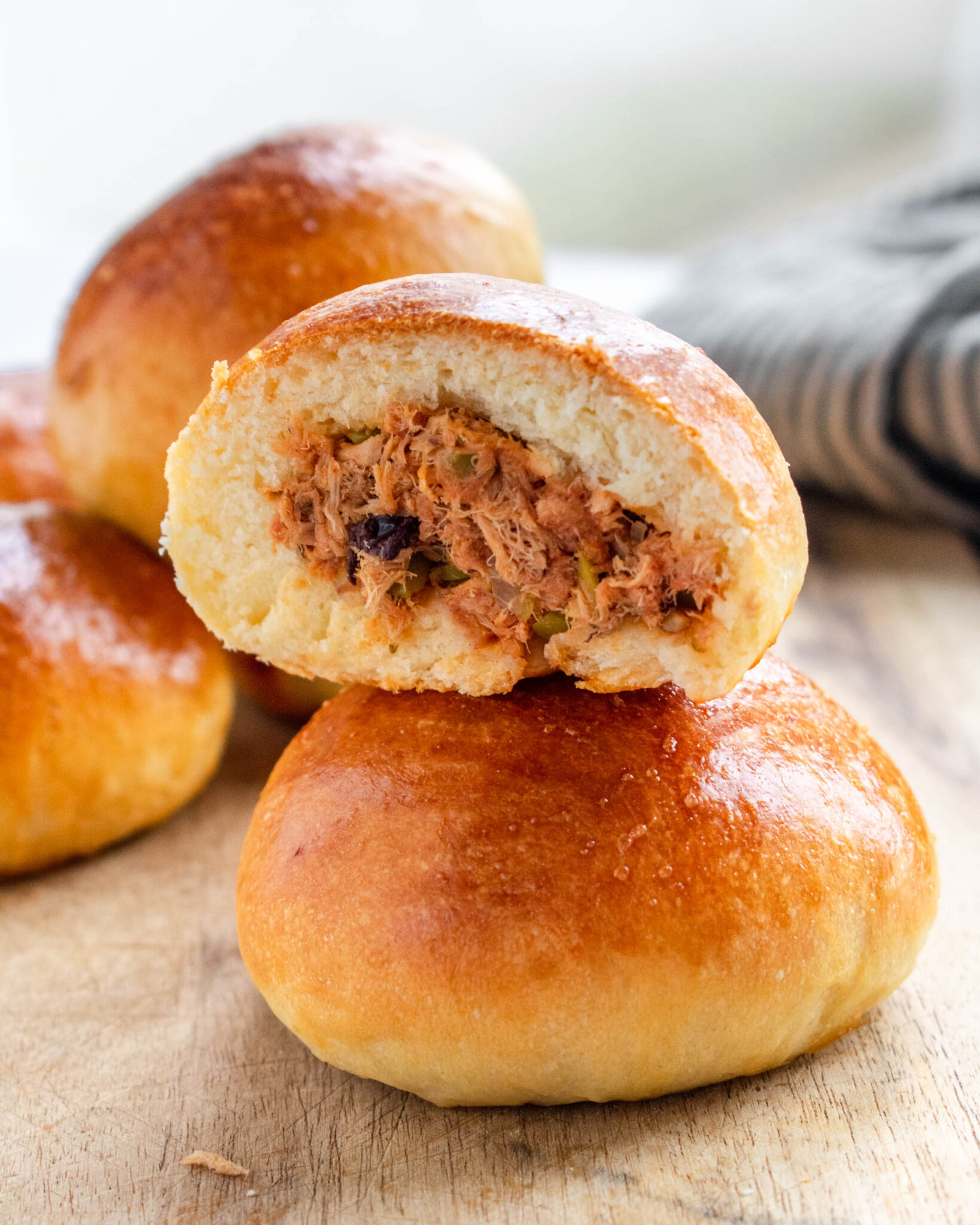 Stuffed Tuna Buns Apron & Whisk