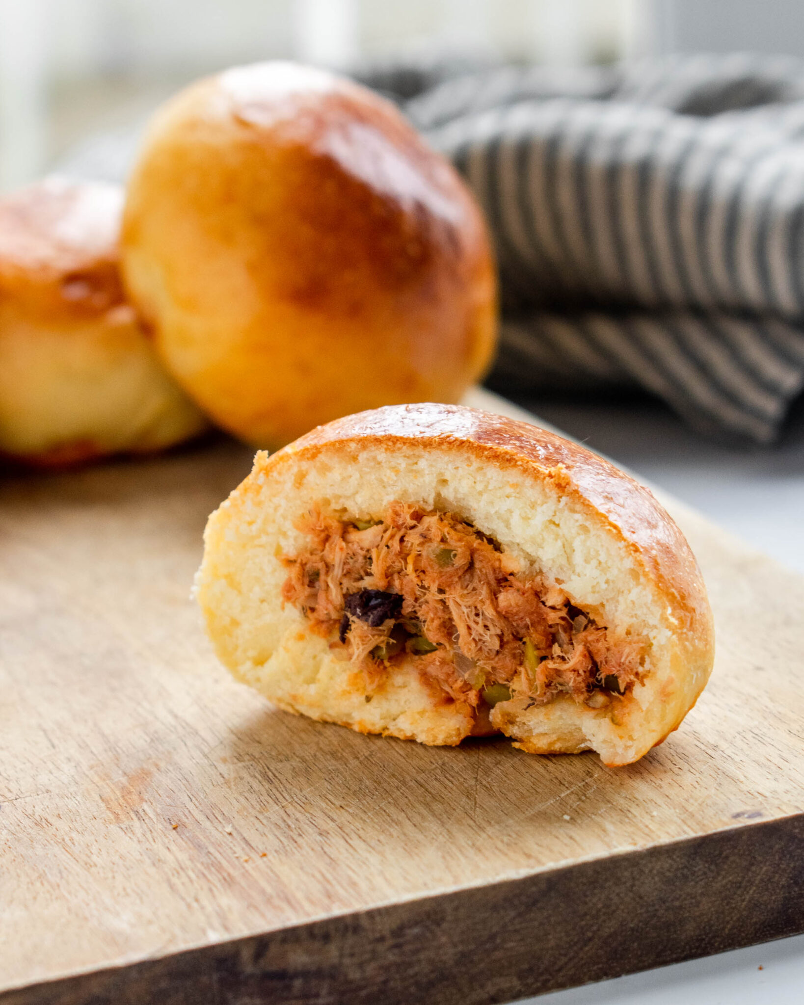 Stuffed Tuna Buns Apron & Whisk