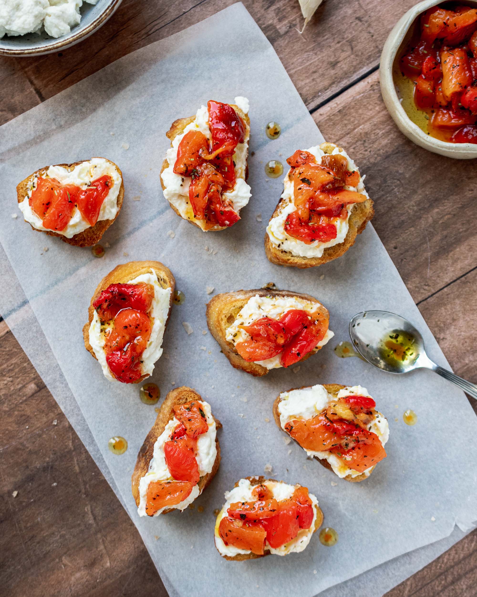 Roasted Garlic & Cracked Pepper Crostini - Better Than Bouillon