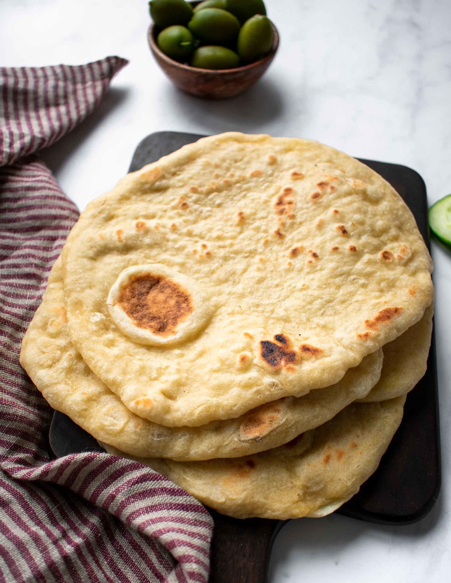 Greek Pocketless Pita Bread Apron & Whisk