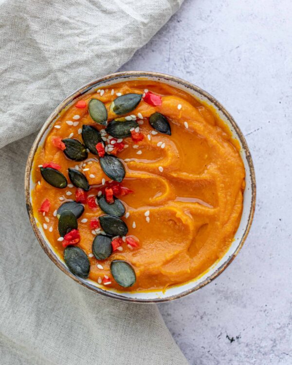 Curried Sweet Potato Dip - Apron & Whisk