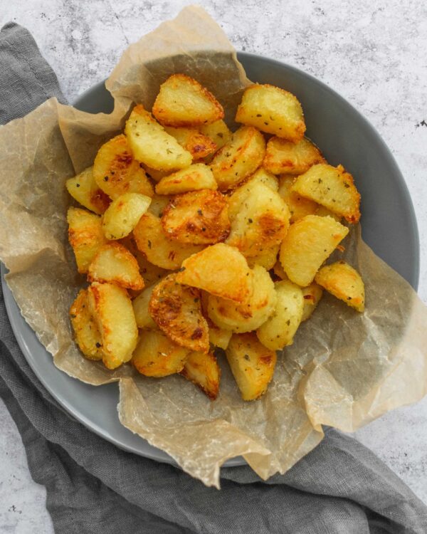 Semolina roasted potatoes - Apron & Whisk