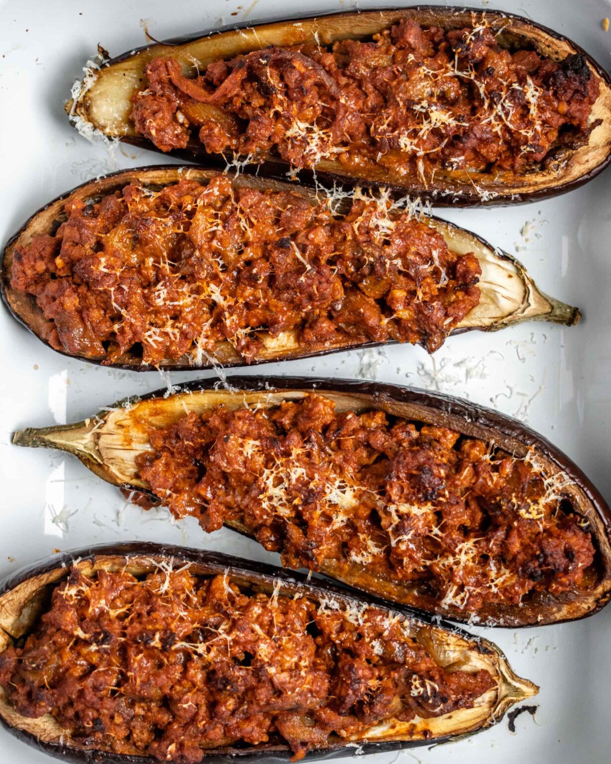 Brunġiel Mimli - Maltese Stuffed Aubergines - Apron & Whisk