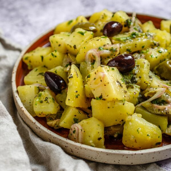 Roasted Olives and Capers Salad