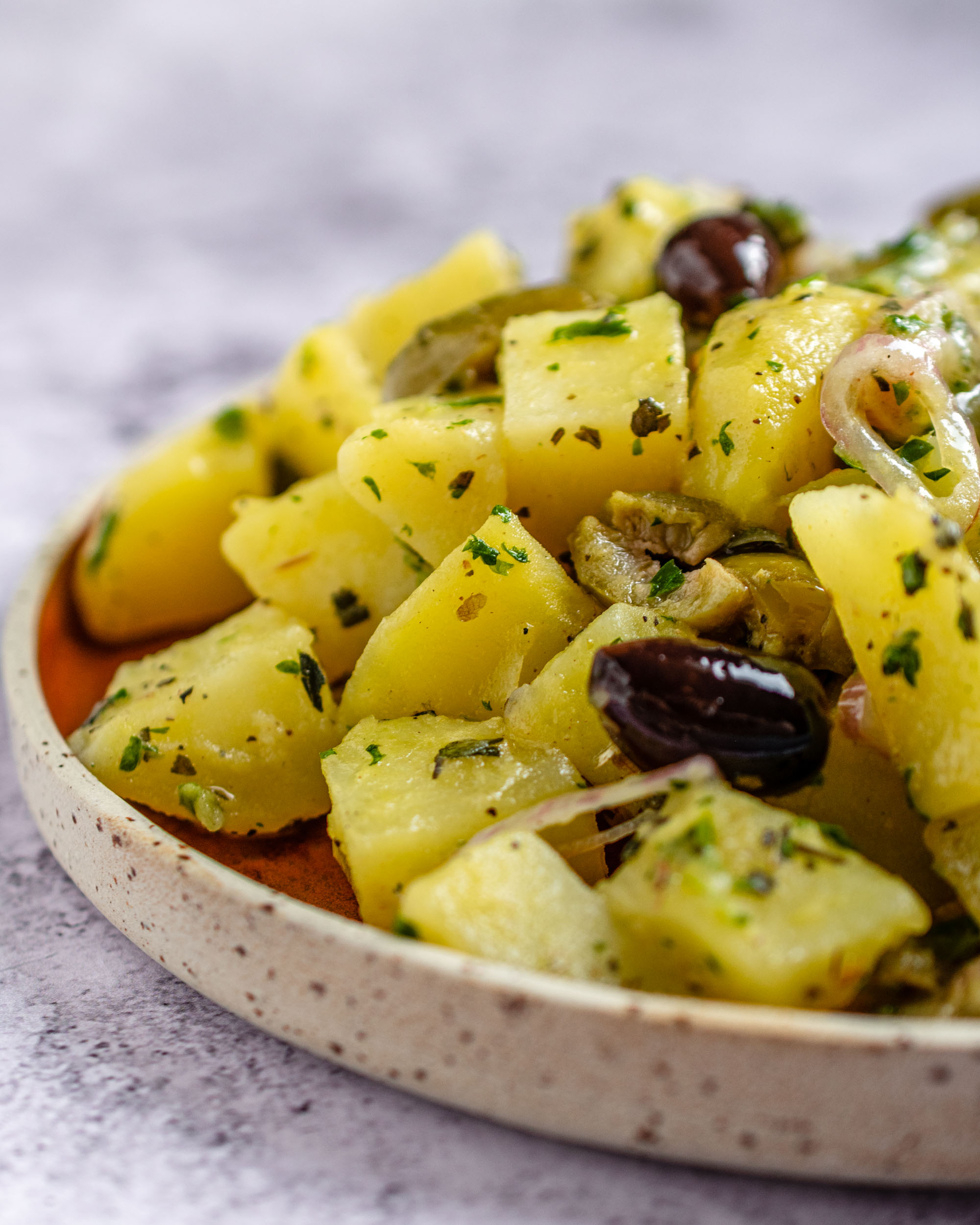 Roasted Olives and Capers Salad Apron & Whisk