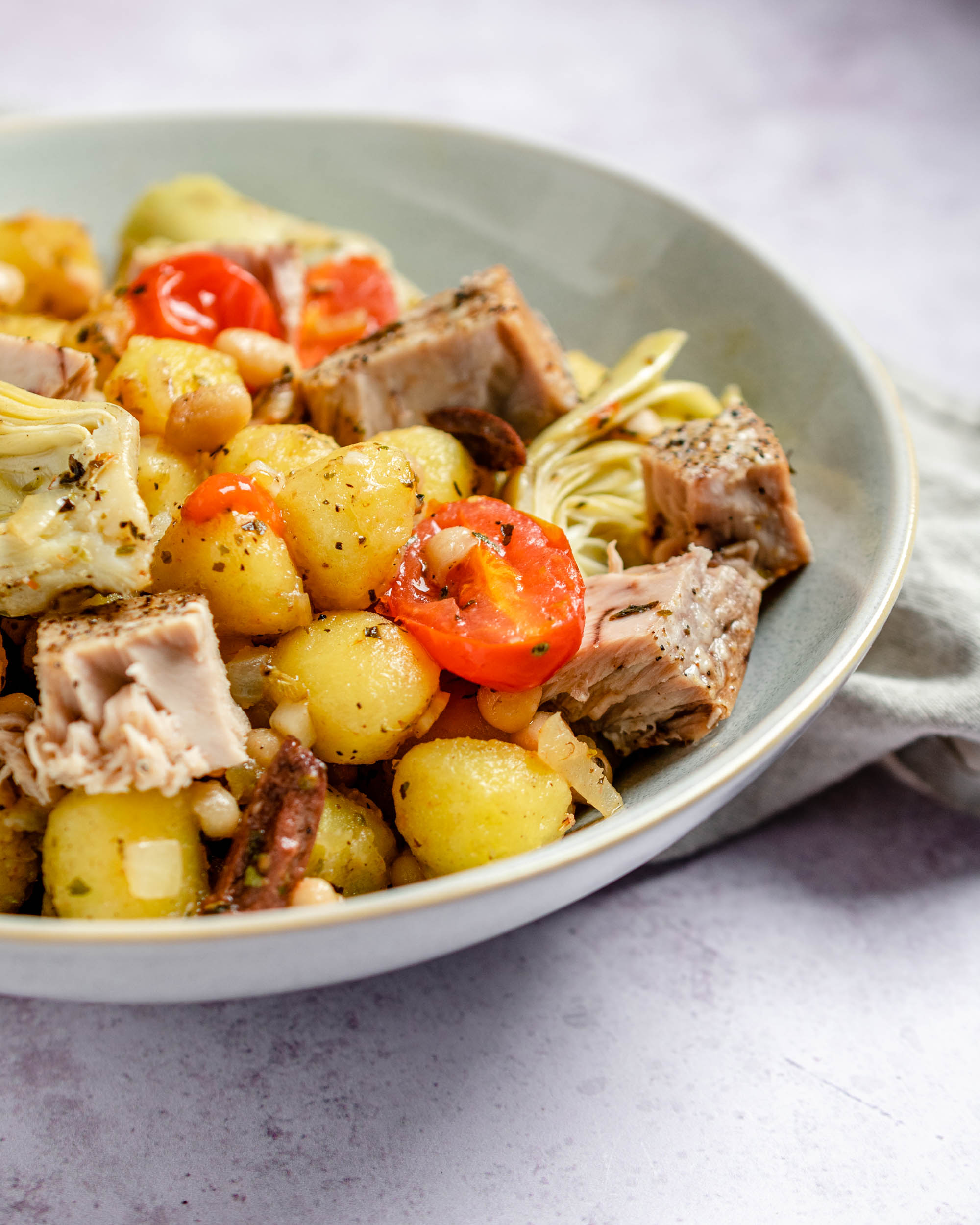 Tuna and Artichoke Gnocchi Apron & Whisk