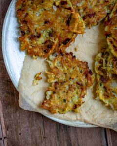 Gromperekichelcher - Luxembourgish potato fritters - Apron & Whisk