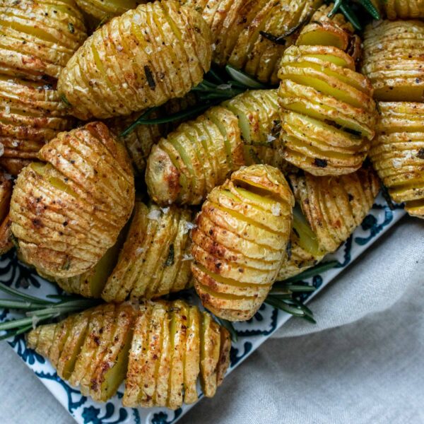 Mini Hasselback Potatoes Apron & Whisk