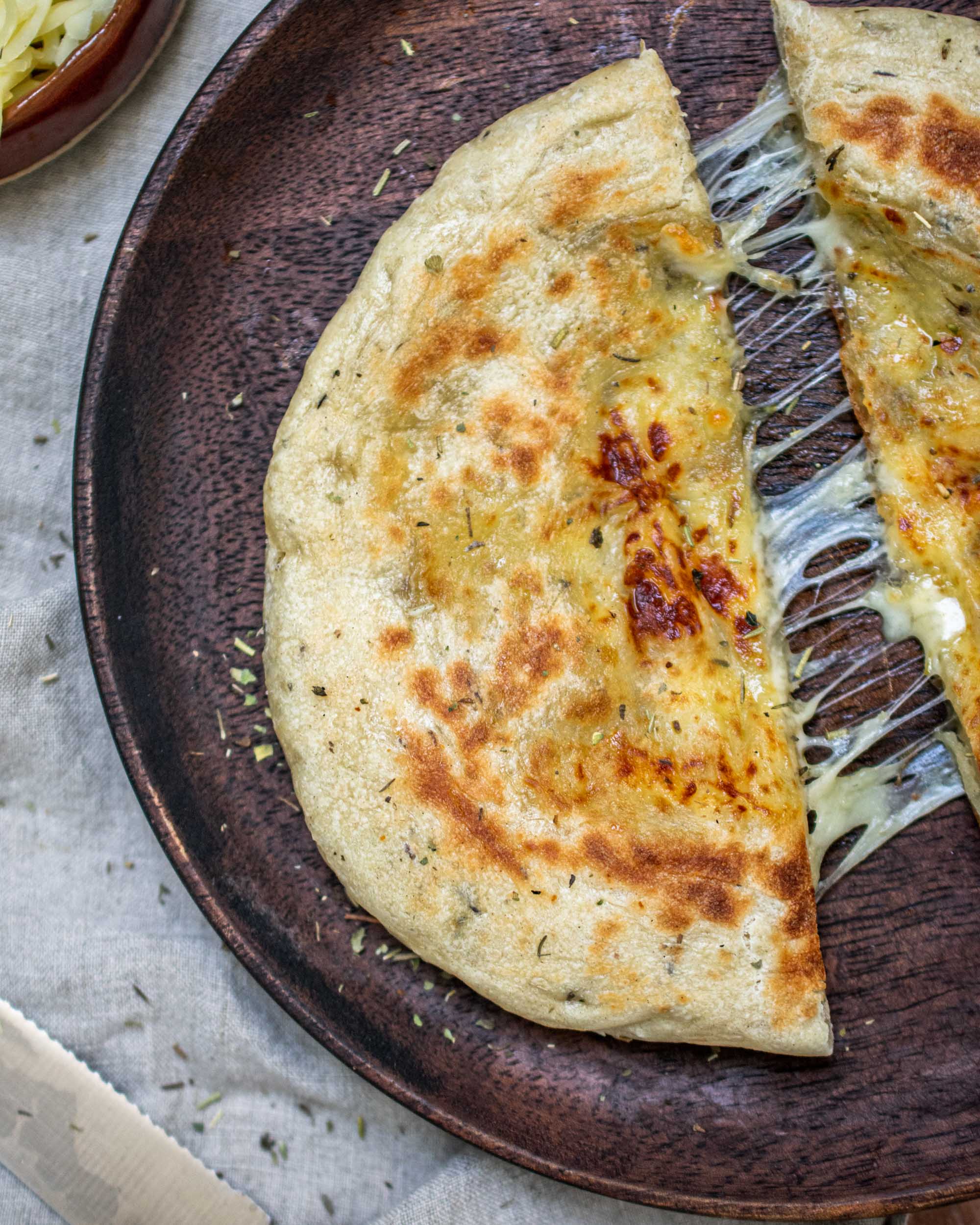 Cheese Stuffed Herbed Pita Apron & Whisk