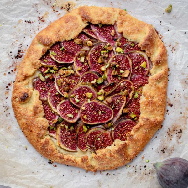 Honey Ricotta and Fig Galette