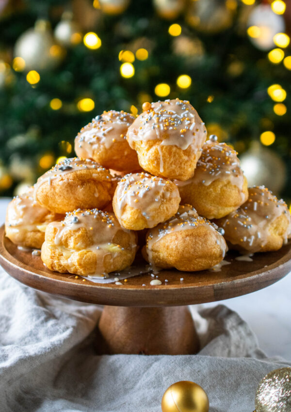 Eggnog Profiteroles