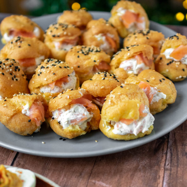 Easy Salmon Choux Puffs