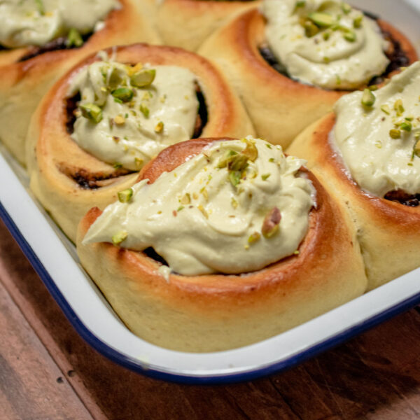 Chocolate and Pistachio Rolls