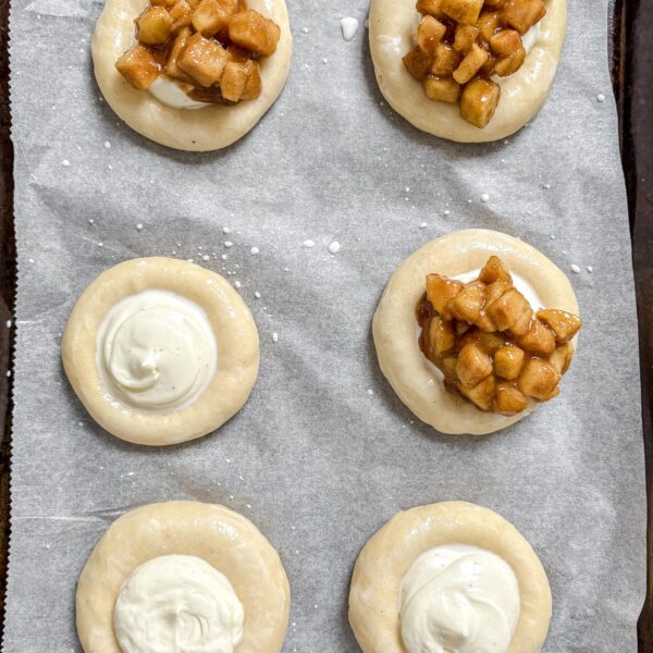 Apple Streusel Cheesecake Buns