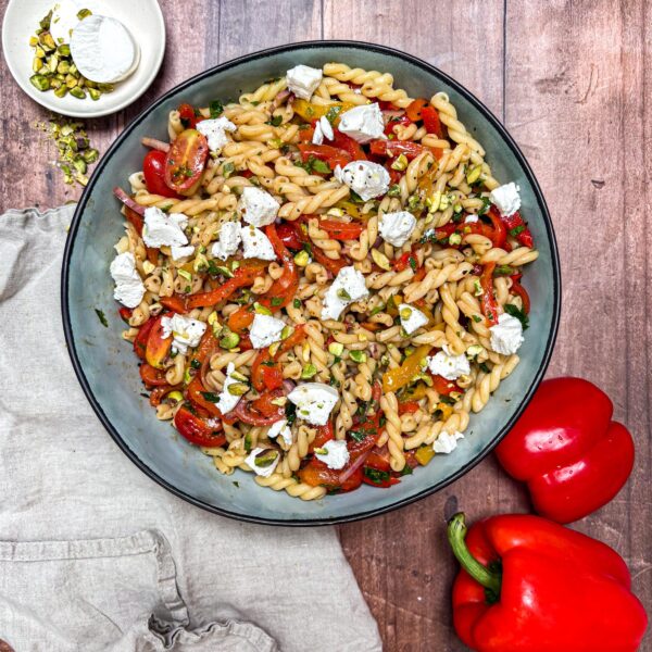 Roasted Peppers Pasta Salad