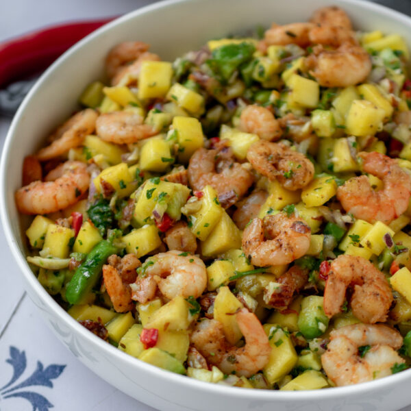 Mango Avocado Prawn Salad